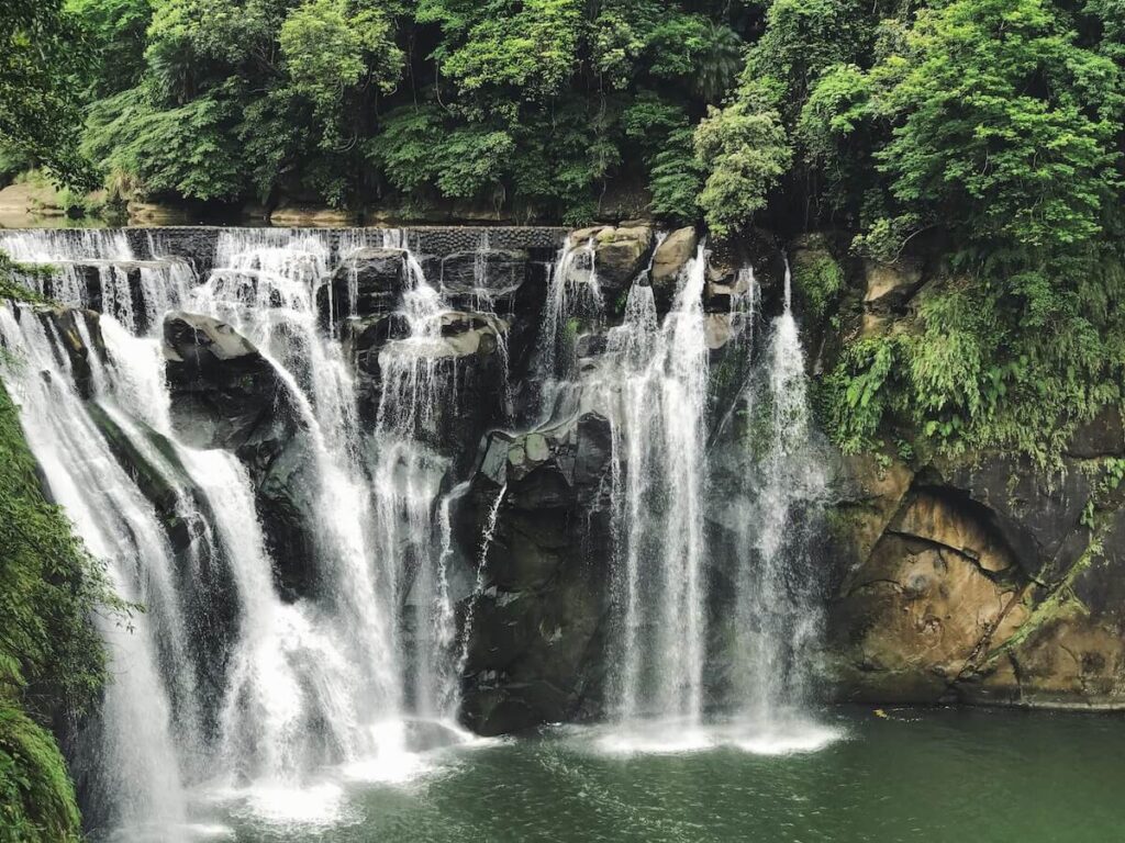 the second day trip from Taipei is in the Pingxi region - waterfall galore!