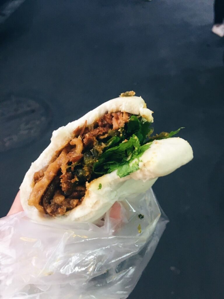 More like a food stand, but La Jia Gua Bao Traditional Taiwanese is the best place to go for a delicious gua bao